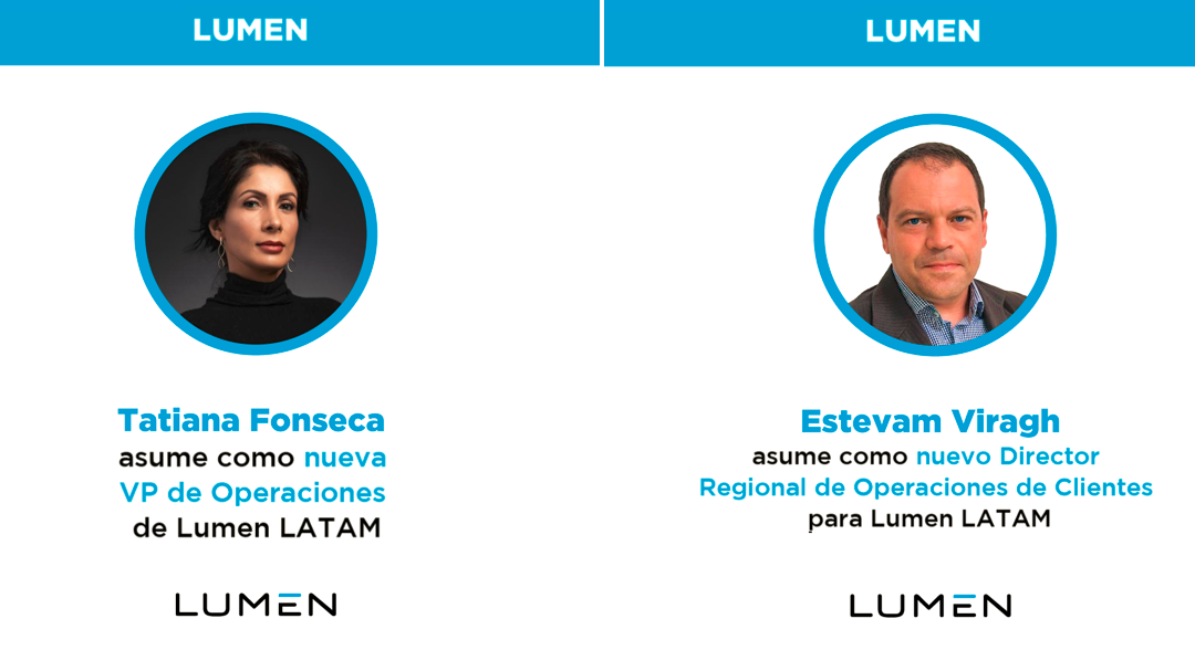 Tatiana Fonseca y Estevam Viragh asumen nuevos frentes en Cirion LATAM